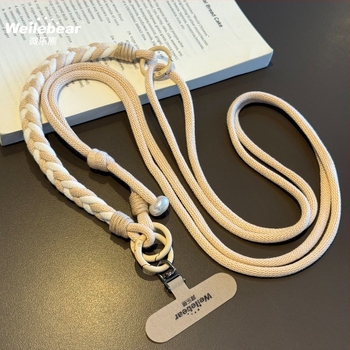 Lanyard din plastic pentru telefon, stil feminin, trei în unu, reglabil peste umăr/gât sau încheietură