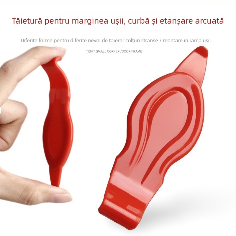 Baxifui Set de 5 raclete pentru folie auto — unelte din plastic pentru margini și tăierea filmului