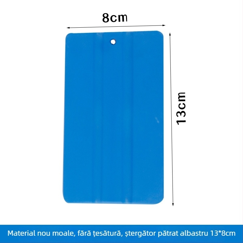 Instrument pentru folie auto: racletă pătrată din plastic, personalizabil