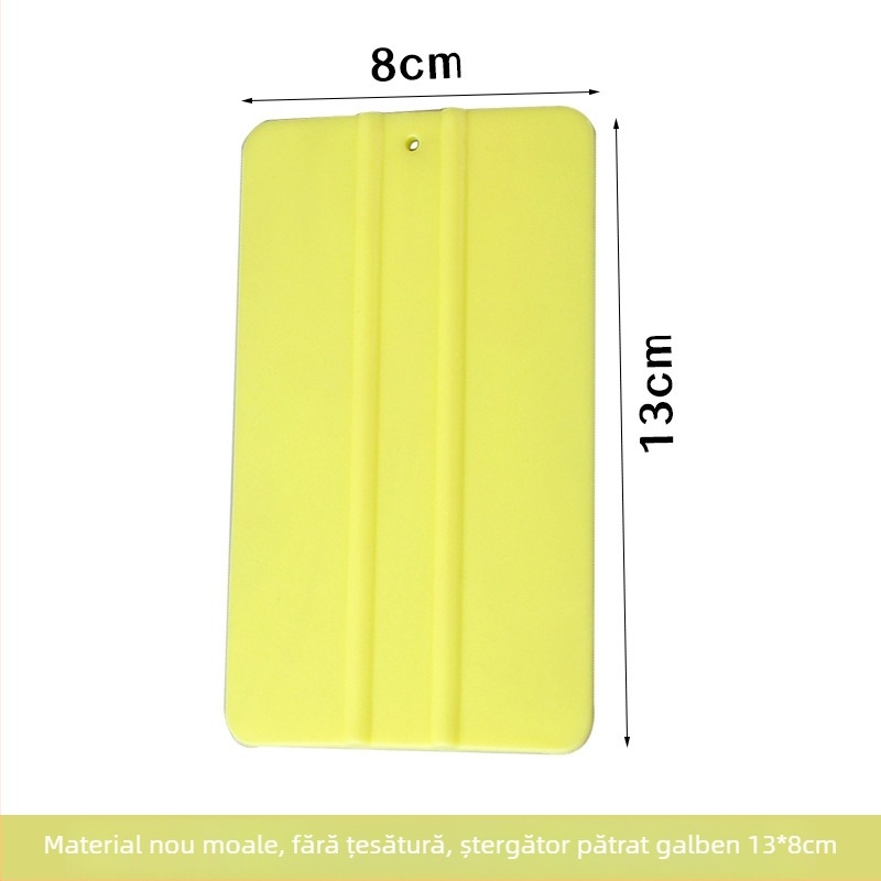 Instrument pentru folie auto: racletă pătrată din plastic, personalizabil