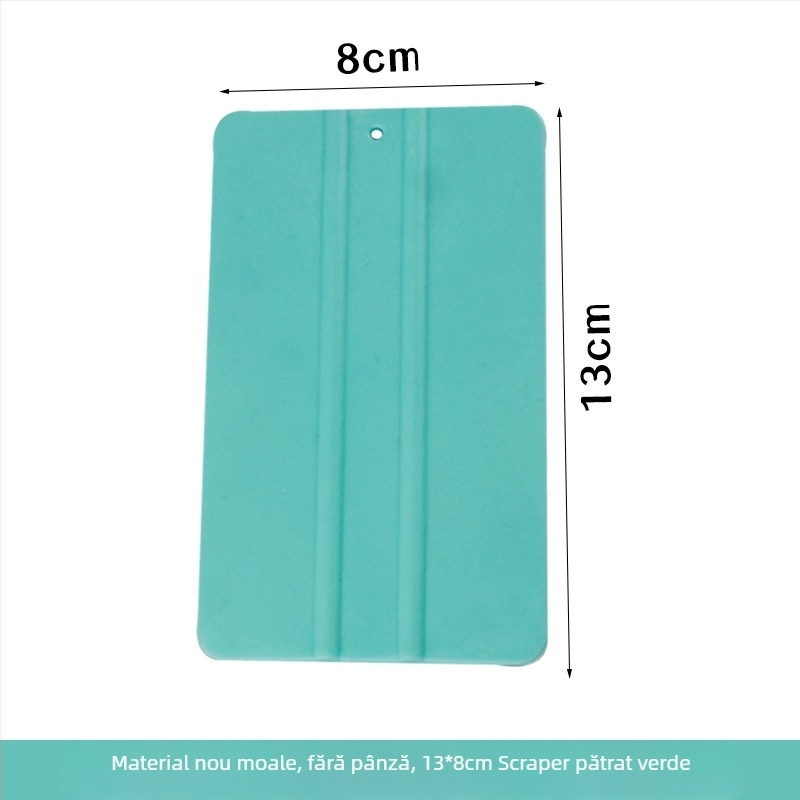 Instrument pentru folie auto: racletă pătrată din plastic, personalizabil