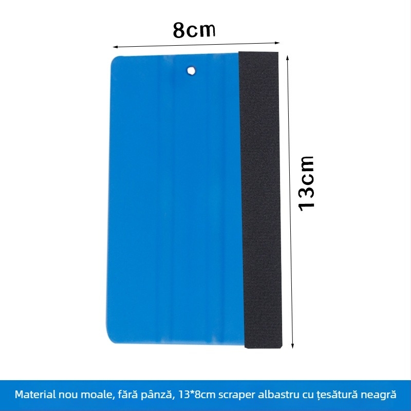 Instrument pentru folie auto: racletă pătrată din plastic, personalizabil