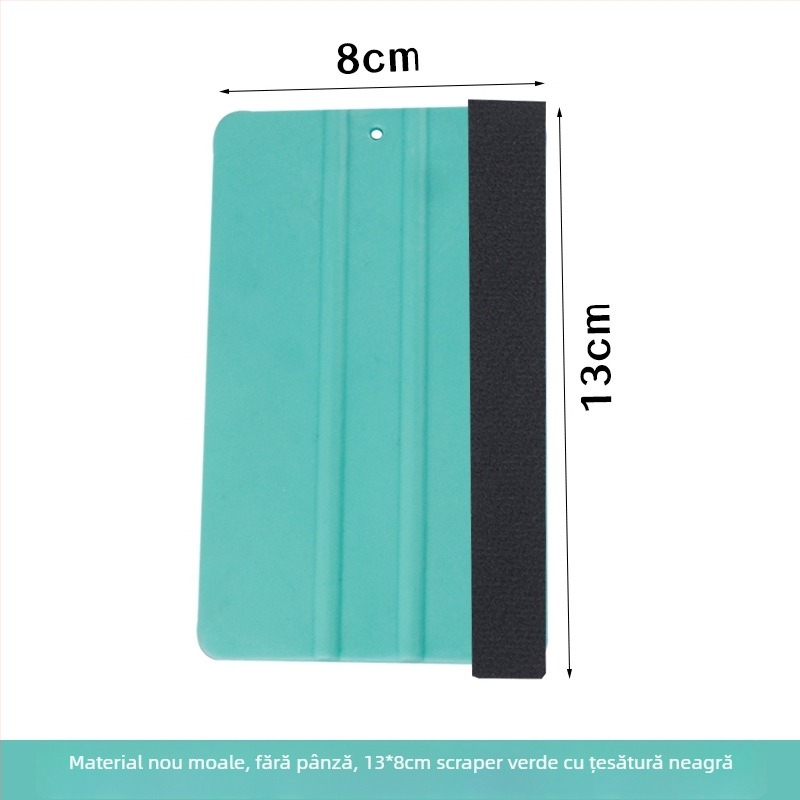 Instrument pentru folie auto: racletă pătrată din plastic, personalizabil