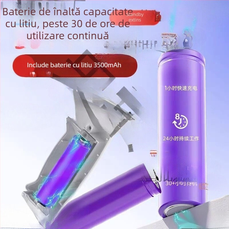 Megafon reîncărcabil cu înregistrare – difuzor portabil cu volum înalt pentru monitorizare de securitate