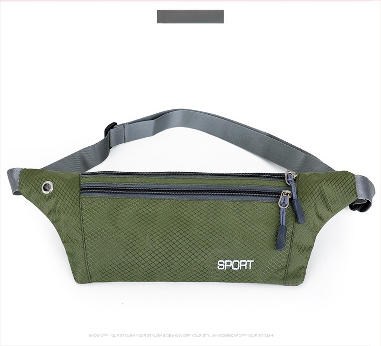 Geantă de talie sport — nylon, ultra-ușoară, rezistentă la uzură, unisex, brand newshield, căptușeală poliester