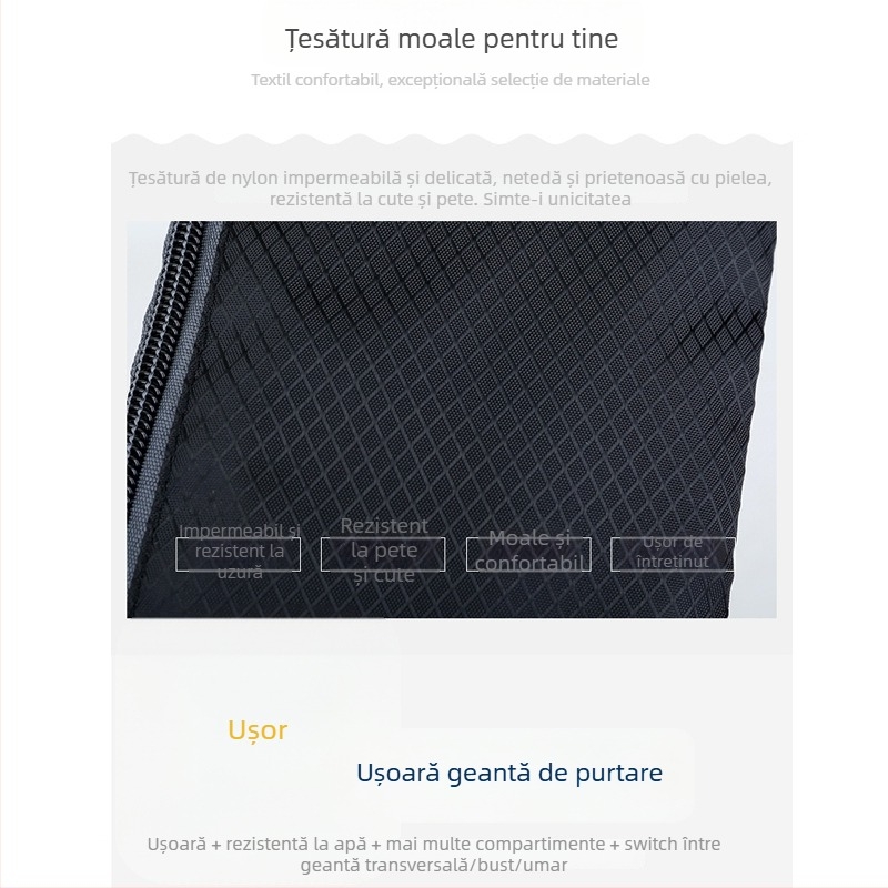 Geantă de talie sport — nylon, ultra-ușoară, rezistentă la uzură, unisex, brand newshield, căptușeală poliester