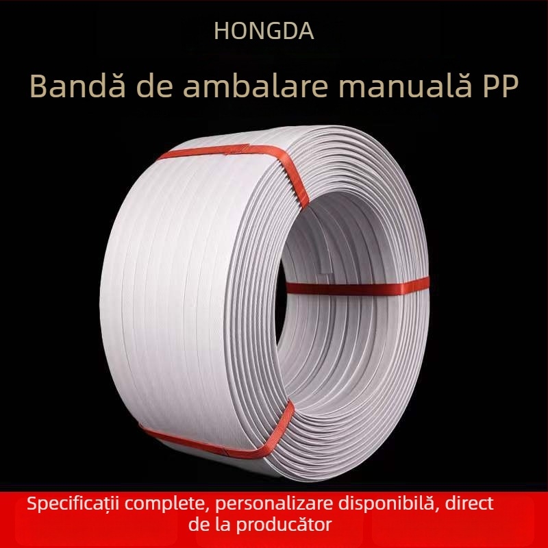 Bandă de ambalare Hongda, 60 kg tracțiune, pentru ambalarea coletelor, personalizabilă