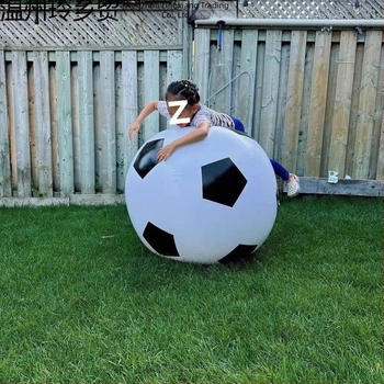 Minge de fotbal gonflabilă din PVC, cusută la mașină, fără imprimare de siglă, uz general