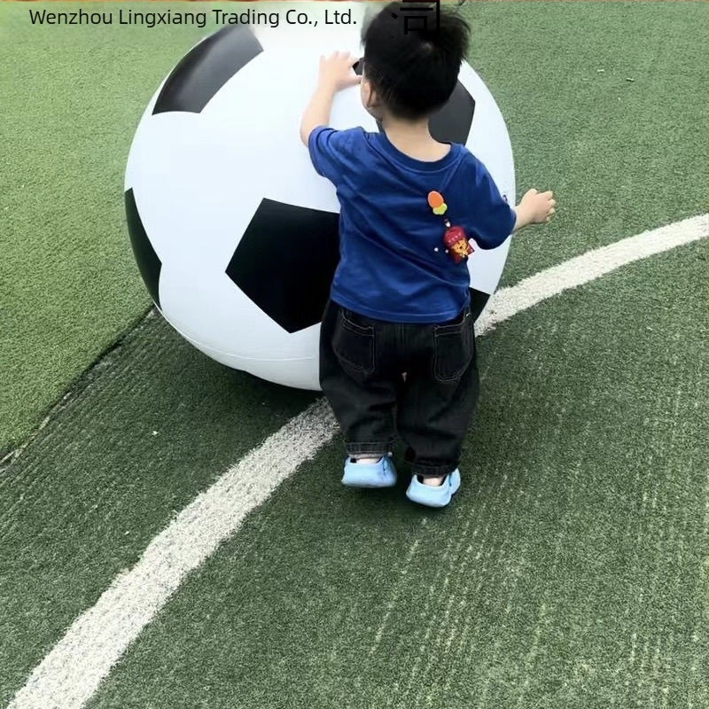 Minge de fotbal gonflabilă din PVC, cusută la mașină, fără imprimare de siglă, uz general