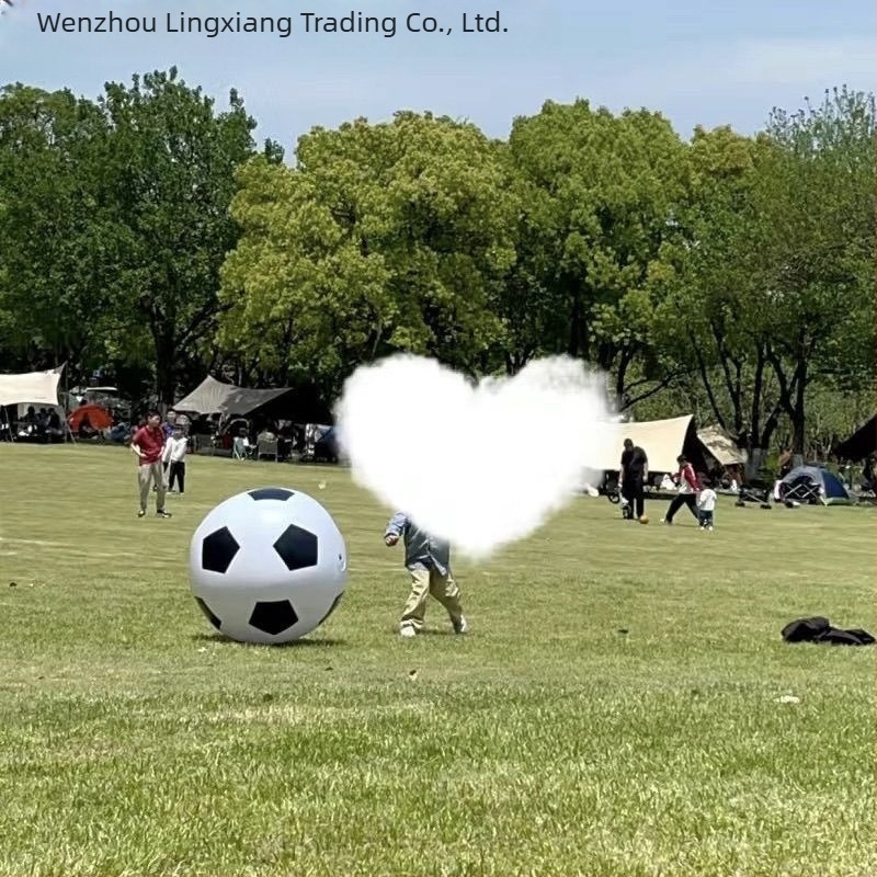 Minge de fotbal gonflabilă din PVC, cusută la mașină, fără imprimare de siglă, uz general