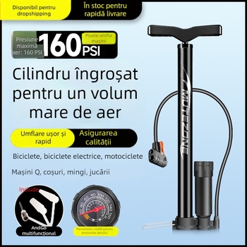 Pompa manuală pentru bicicletă Mingzong, cod produs Ltao863067395496, fără import