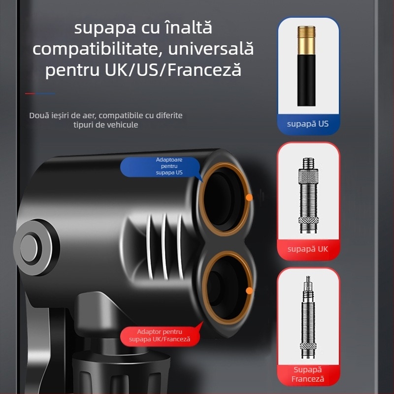 Pompa manuală pentru bicicletă Mingzong, cod produs Ltao863067395496, fără import