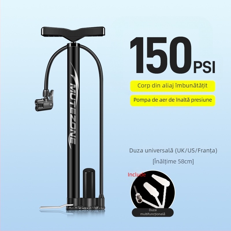 Pompa manuală pentru bicicletă Mingzong, cod produs Ltao863067395496, fără import