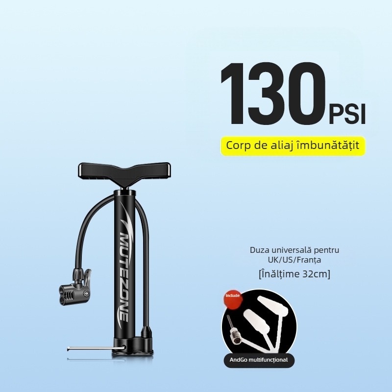 Pompa manuală pentru bicicletă Mingzong, cod produs Ltao863067395496, fără import