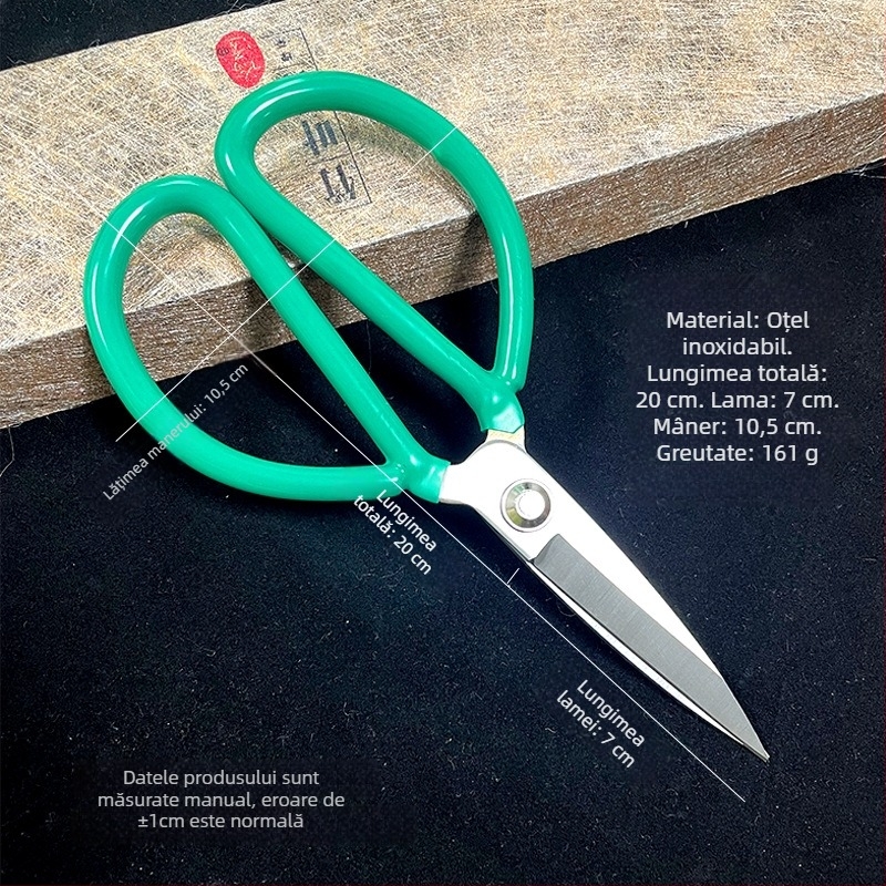 Foarfece de bucătărie cu acoperire din cauciuc, oțel inoxidabil, rezistente, multifuncționale, tăierea oaselor pentru pui și pește