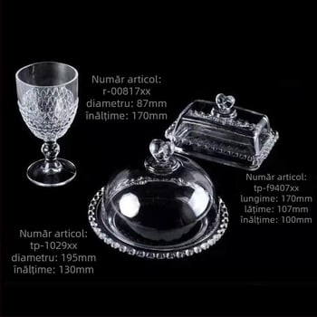 Platou de fructe din sticlă, stil simplu; Material: sticlă; Categorie: platou de fructe; Lansare pe piață: vara 2021; Calitate: produse de primă clasă