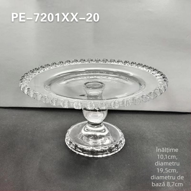 Platou de fructe din sticlă, stil simplu; Material: sticlă; Categorie: platou de fructe; Lansare pe piață: vara 2021; Calitate: produse de primă clasă