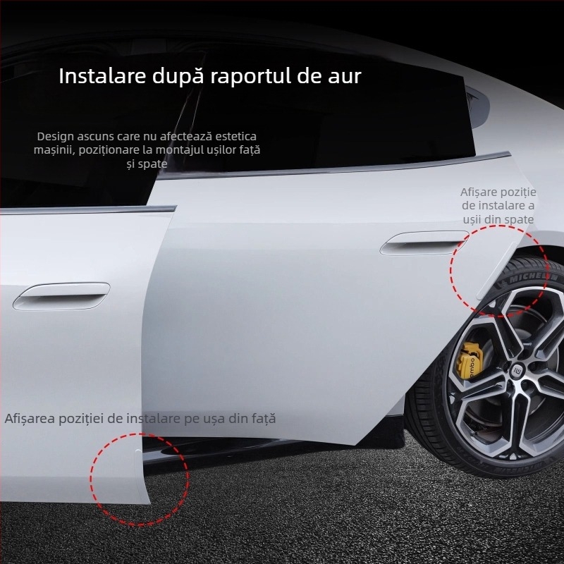 Bandă anti-coliziune pentru ușă, model Su7, material ABS, compatibilă cu Xiaomi