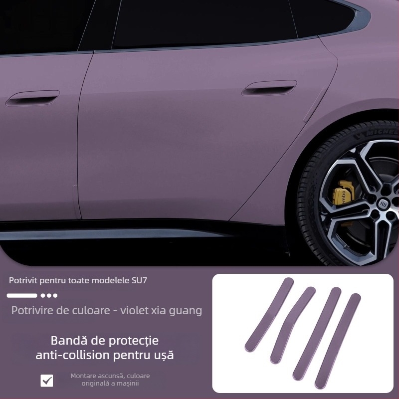 Bandă anti-coliziune pentru ușă, model Su7, material ABS, compatibilă cu Xiaomi