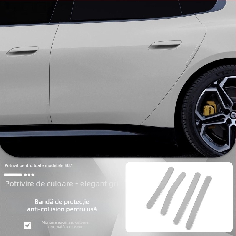 Bandă anti-coliziune pentru ușă, model Su7, material ABS, compatibilă cu Xiaomi
