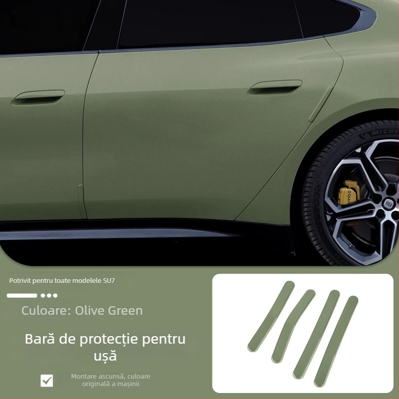 Bandă anti-coliziune pentru ușă, model Su7, material ABS, compatibilă cu Xiaomi
