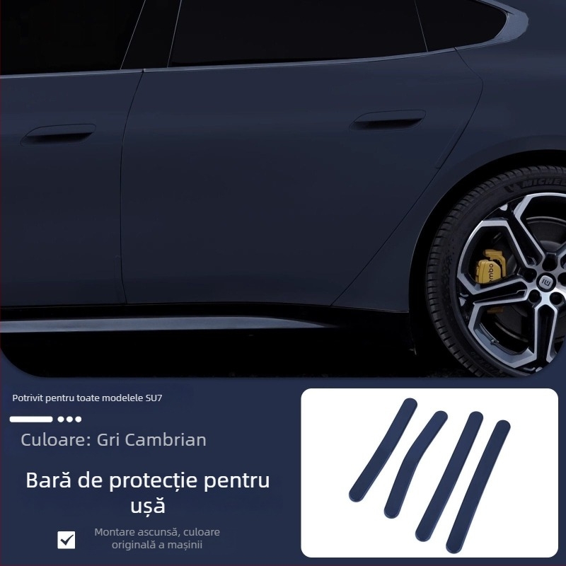 Bandă anti-coliziune pentru ușă, model Su7, material ABS, compatibilă cu Xiaomi