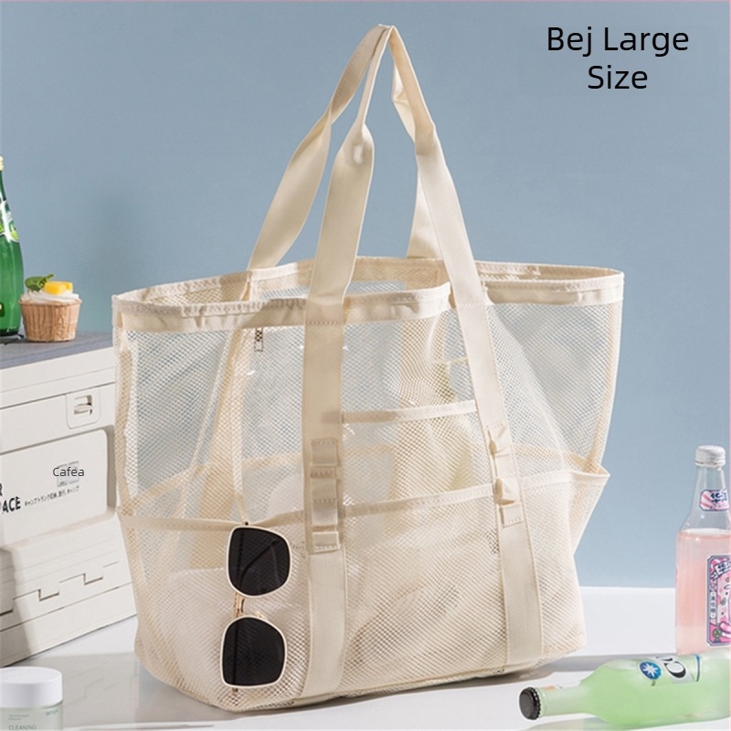 Geantă de depozitare pentru călătorii din plasă – Organizator multifuncțional (formă cub, material plasă, pentru călătorii)