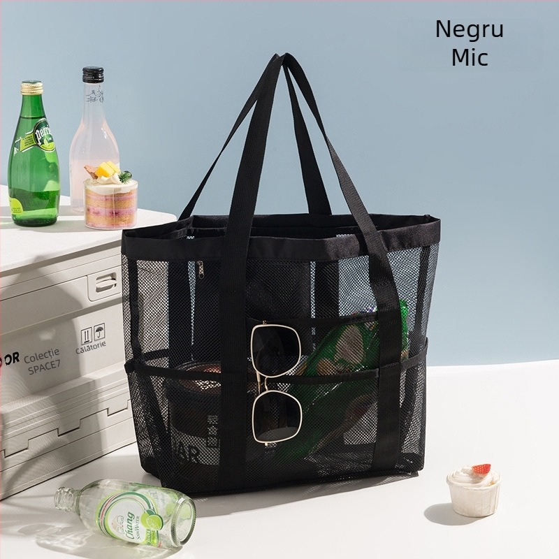 Geantă de depozitare pentru călătorii din plasă – Organizator multifuncțional (formă cub, material plasă, pentru călătorii)