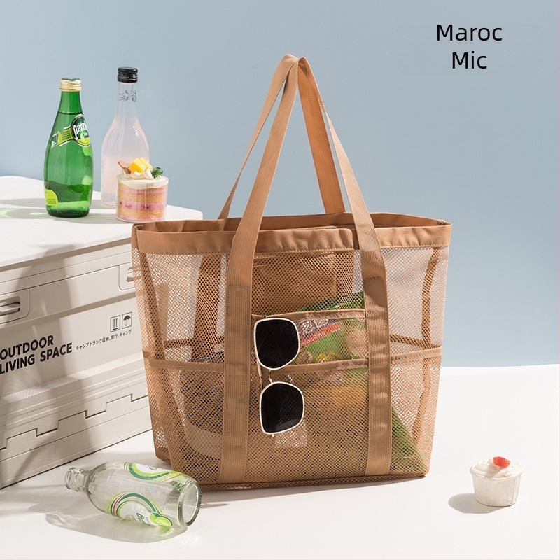 Geantă de depozitare pentru călătorii din plasă – Organizator multifuncțional (formă cub, material plasă, pentru călătorii)