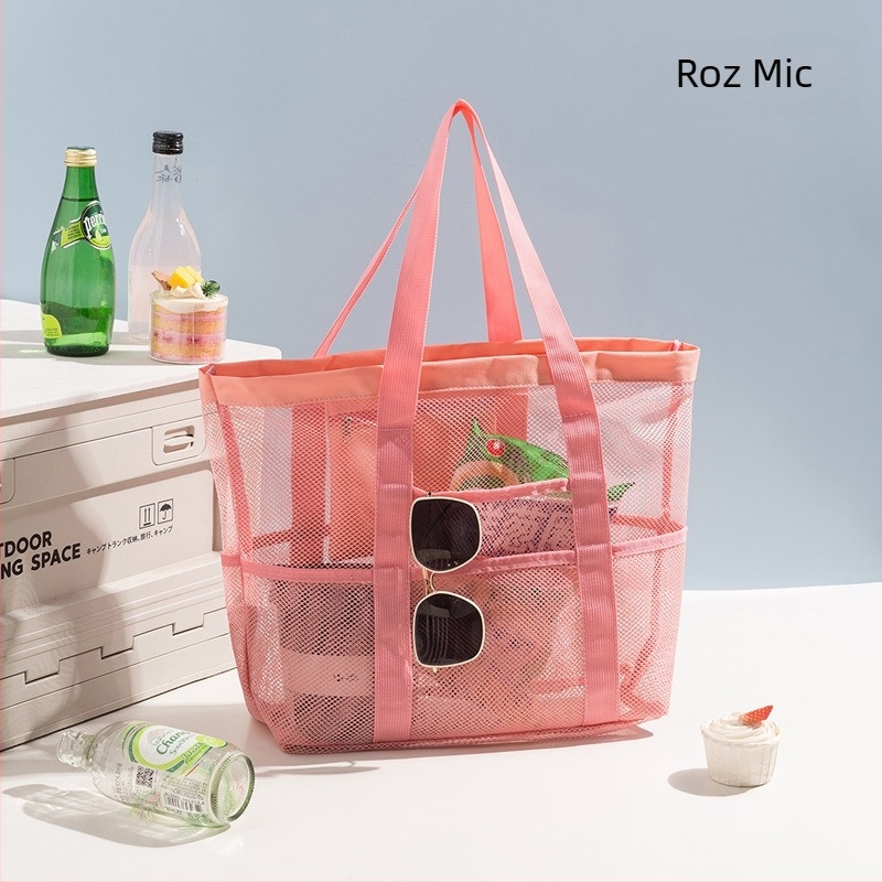 Geantă de depozitare pentru călătorii din plasă – Organizator multifuncțional (formă cub, material plasă, pentru călătorii)