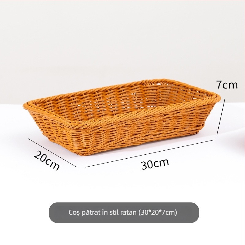 Coș de legume din plastic, design modern simplu, pentru salate și legume, calitate de primă clasă, utilizare comercială