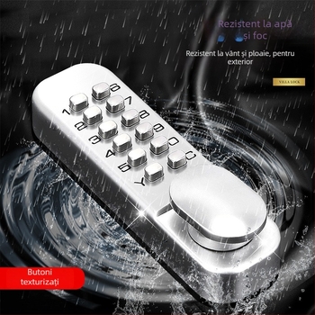 OSPON încuietoare cu combinație mecanică din aliaj de zinc, încuietoare simplă, pentru uși interioare, uși din lemn, uși din fier, uși decorative din aluminiu și porți