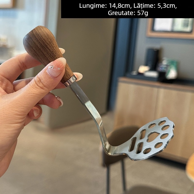 Lingură din oțel inoxidabil în formă de urs, stil simplu, finisaj oglindă, personalizare disponibilă