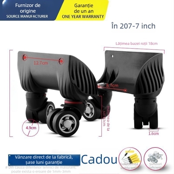 Roată pentru bagaje Unique ABS – roată universală, accesorii pentru genți, înlocuire roată