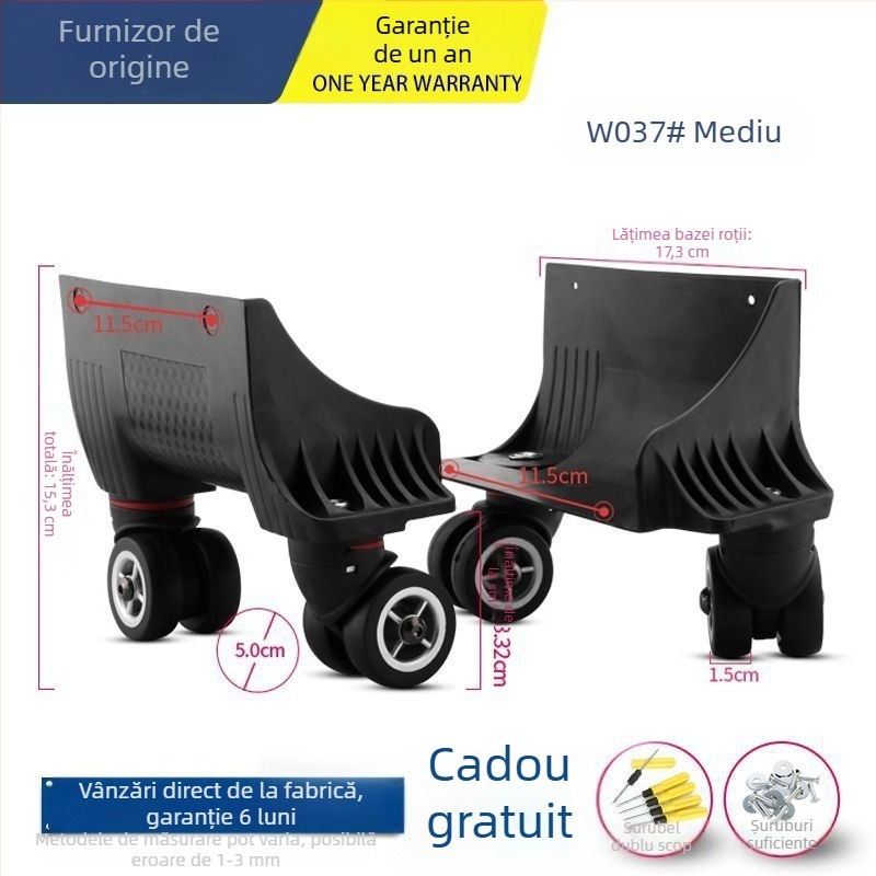 Roată pentru bagaje Unique ABS – roată universală, accesorii pentru genți, înlocuire roată