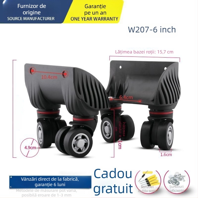 Roată pentru bagaje Unique ABS – roată universală, accesorii pentru genți, înlocuire roată