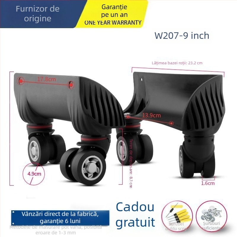 Roată pentru bagaje Unique ABS – roată universală, accesorii pentru genți, înlocuire roată