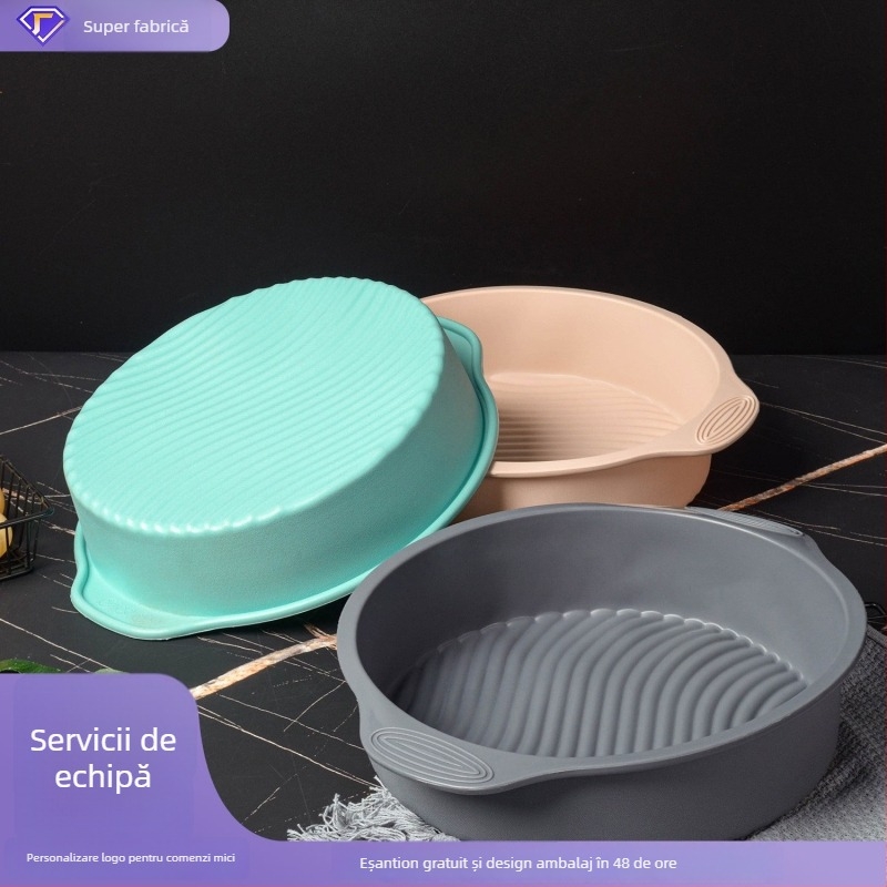 Formă rotundă din silicon pentru tort – antiaderentă, rezistentă până la 230°C, pentru coacere DIY