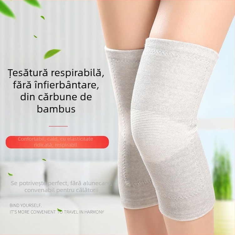 Manșetă de susținere pentru genunchi, unisex, încălzire, pentru toamnă-iarnă, încălzește articulațiile la adulți
