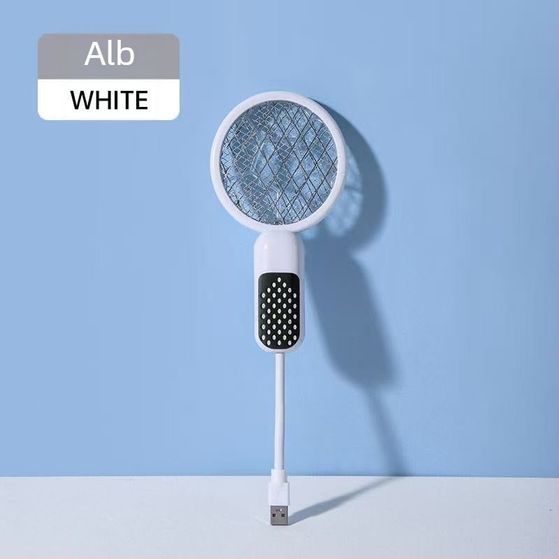 Swatter electric pentru țânțari cu LED, alimentare USB, acoperire 41-60㎡, plasă Ni-Zn-Fe