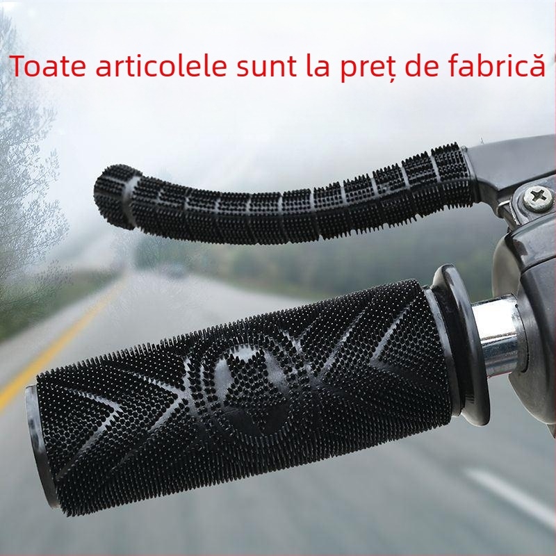 Husă de ghidon din aliaj de aluminiu, pentru vehicul electric/motocicletă, anti-derapare și anti-transpirație, compatibilă cu Sudden luck
