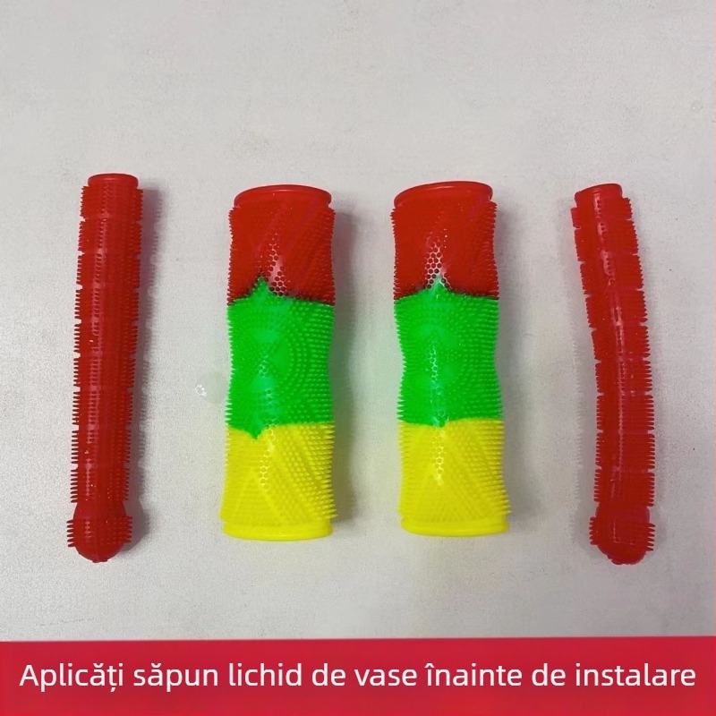 Husă de ghidon din aliaj de aluminiu, pentru vehicul electric/motocicletă, anti-derapare și anti-transpirație, compatibilă cu Sudden luck