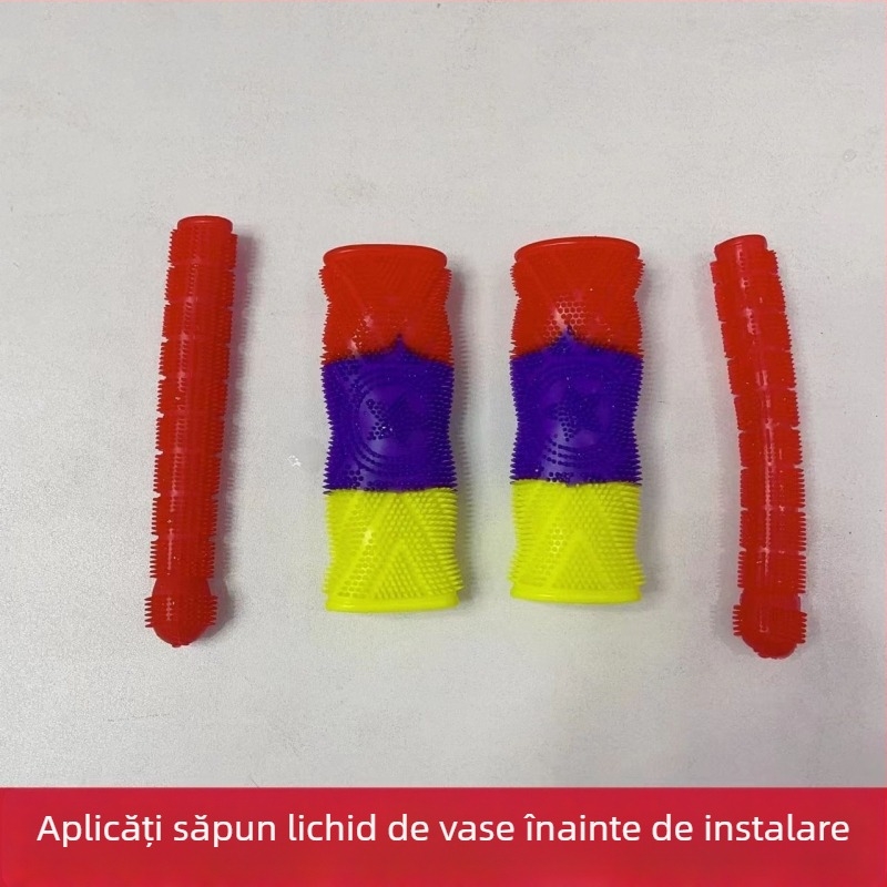 Husă de ghidon din aliaj de aluminiu, pentru vehicul electric/motocicletă, anti-derapare și anti-transpirație, compatibilă cu Sudden luck