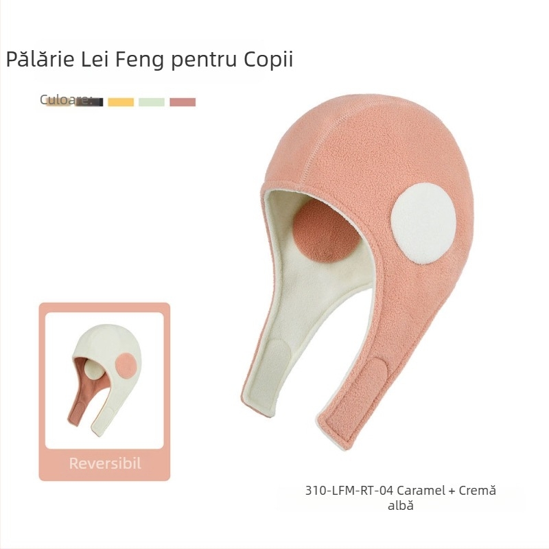 Șapcă sport cu protecție pentru urechi, dublu strat din fleece, pentru activități în aer liber și schi, material poliester, unisex adulți