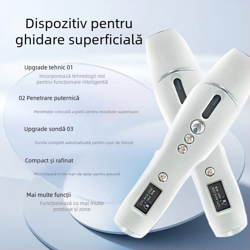9D pix electric pentru netezirea ridurilor — dispozitiv portabil pentru rejuvenare a pielii, îndepărtarea pistrilor, umplere cuantică, impermeabil IPX5