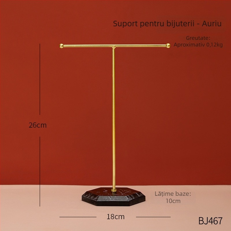 Suport pentru bijuterii cu motiv de cer nordic geometric, cinci niveluri, din fier artistic, pentru depozitare pe birou, protecție împotriva prafului