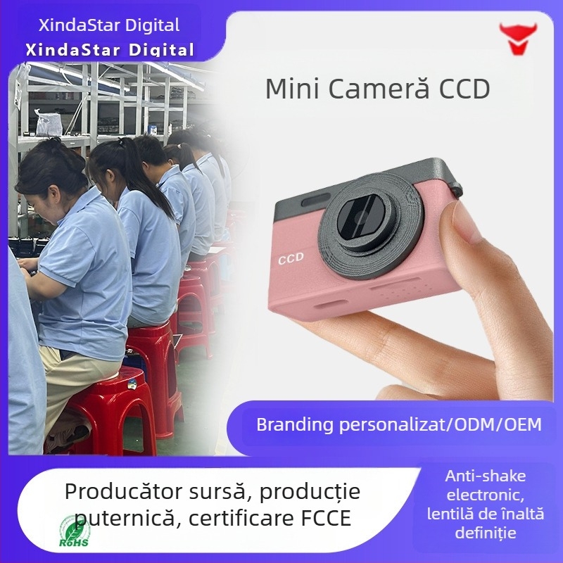 Cameră nouă pentru copii cu înregistrator video mini, cameră inteligentă de buzunar pentru fotografii și videoclipuri, filtre 2025