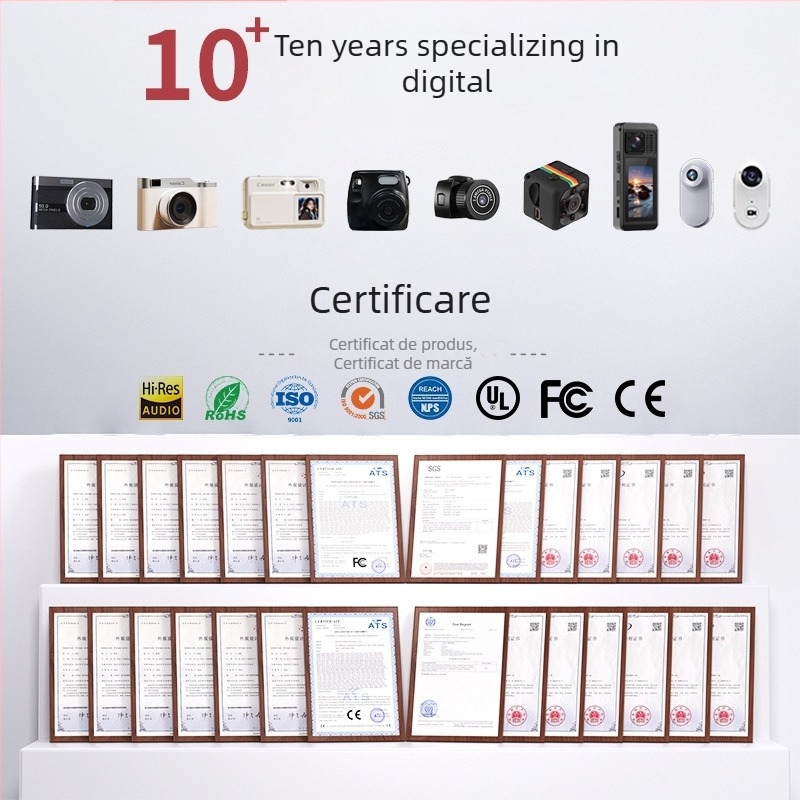Cameră nouă pentru copii cu înregistrator video mini, cameră inteligentă de buzunar pentru fotografii și videoclipuri, filtre 2025