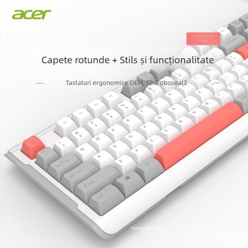 Set tastatură și mouse cu keypad numeric, conexiune USB, utilizare în birou