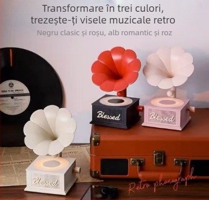 Difuzor Bluetooth cu microfon karaoke încorporat – Bluetooth 5.3, 6W, baterie 1200–2000mAh, interval de frecvențe 20Hz–20kHz, SNR ≥70dB